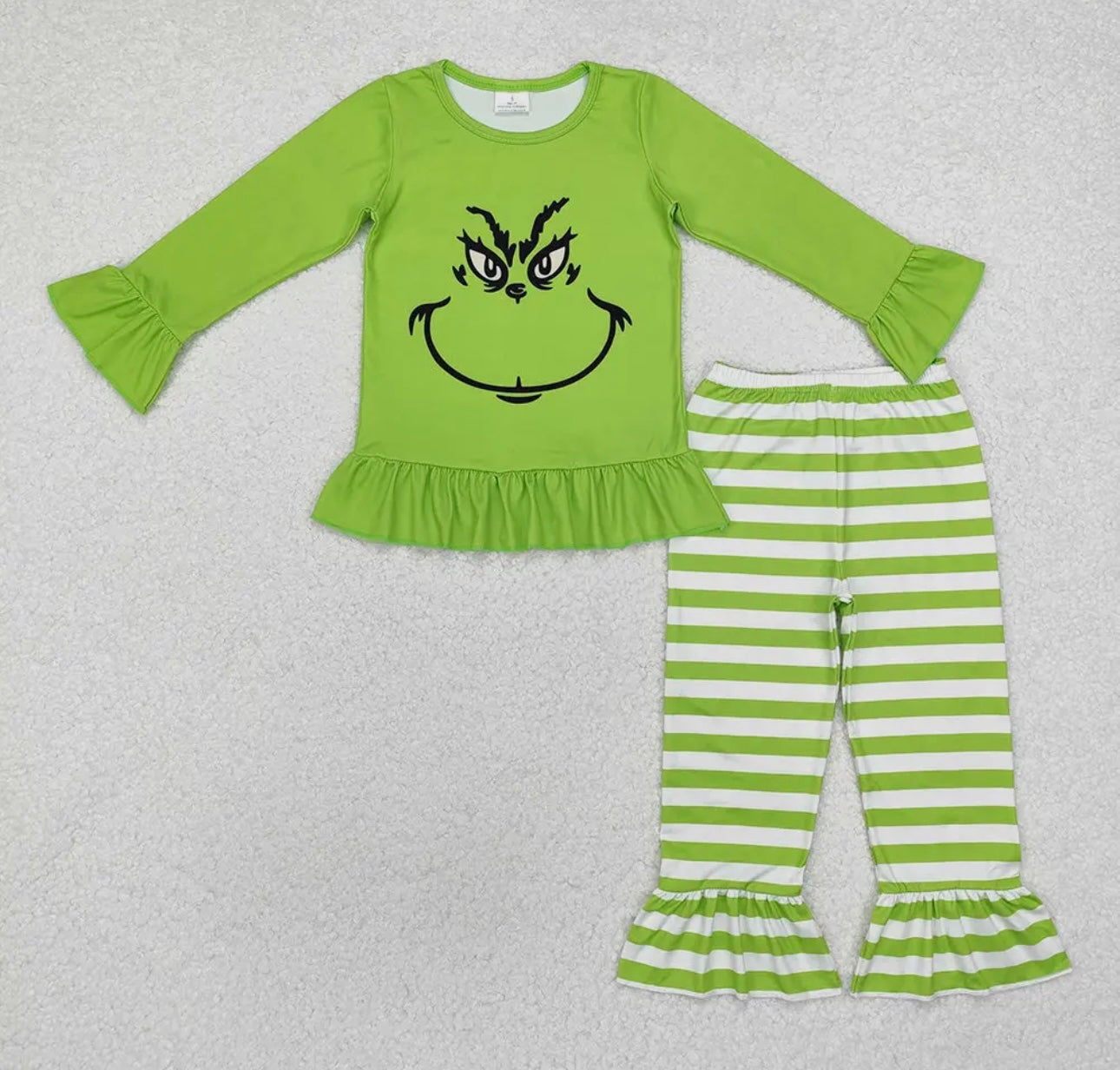 Grinchy Cheer Stripe Set