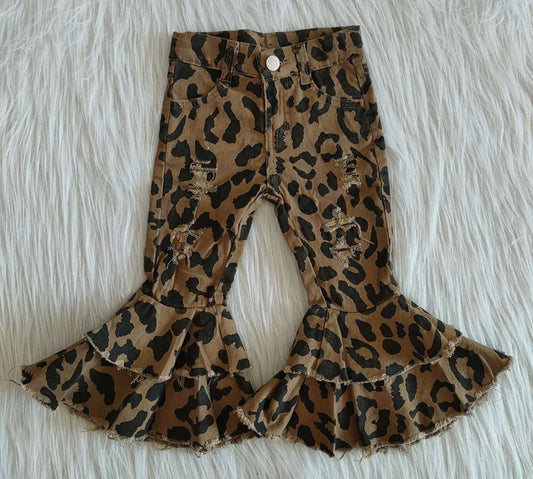 Leopard Bell Bottoms