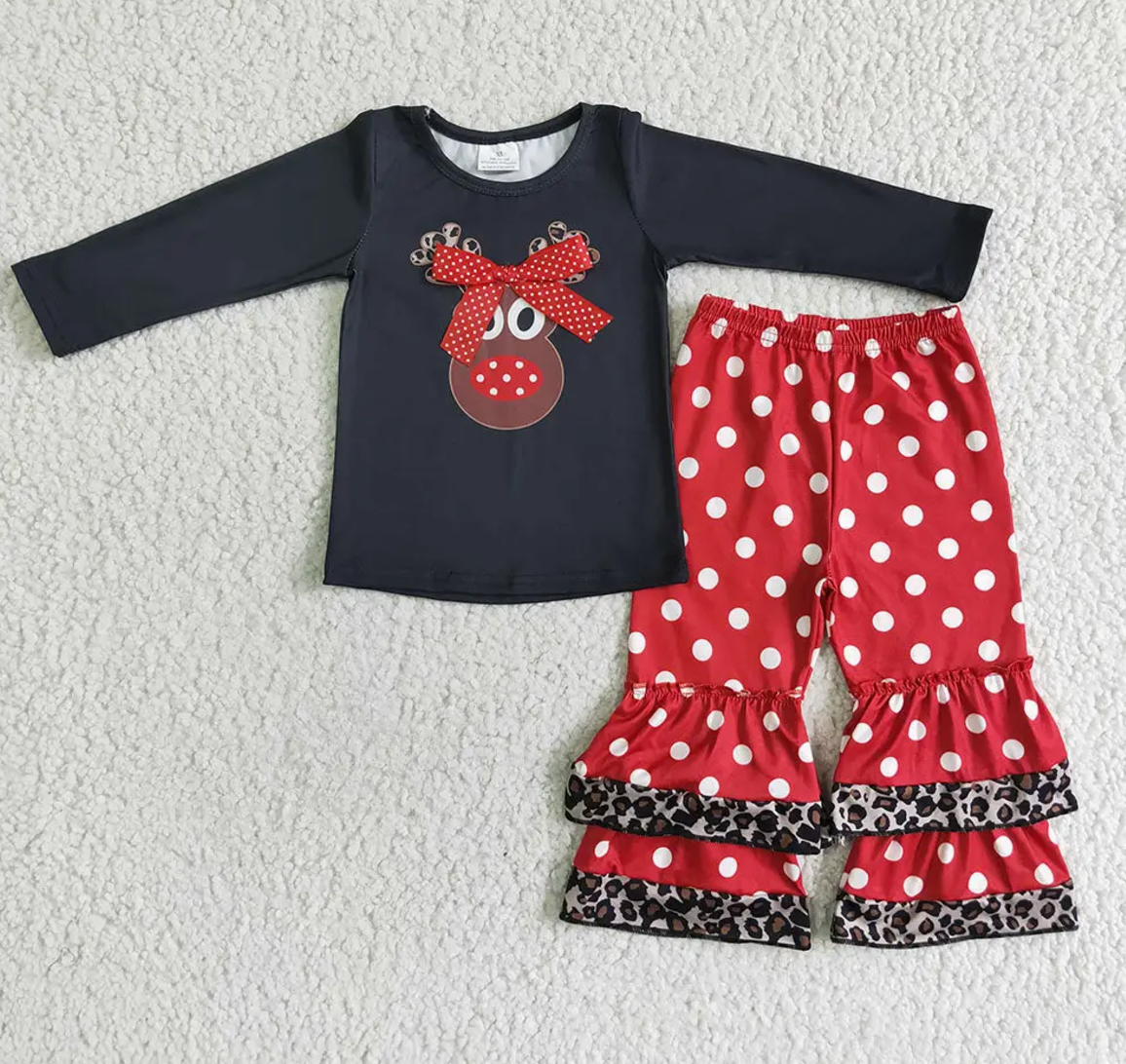 Rudolph Polka-Dot Set